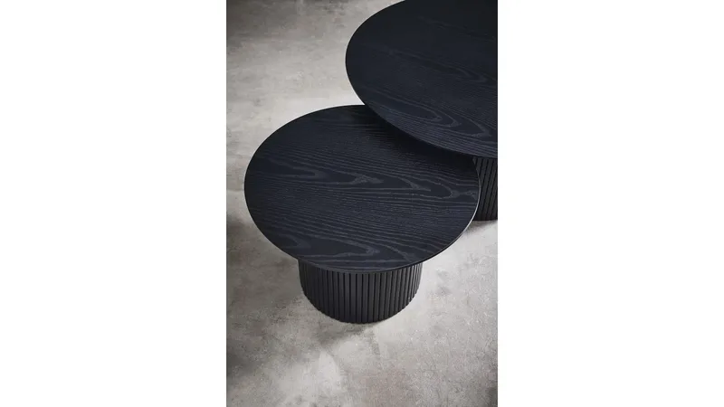 Soffbord Odmark Svartlackad Ask 60 cm - Svartlackad ask - Möbler - Bord & matgrupp - Soffbord