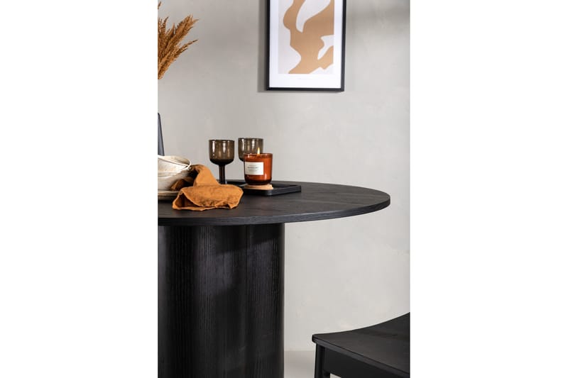 Olivia Matbord 110 cm Runt - Svart - Möbler - Bord & matgrupp - Soffbord