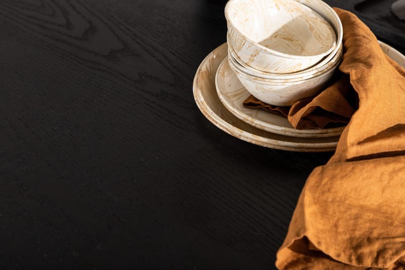 Olivia Matbord 110 cm Runt - Svart - Möbler - Bord & matgrupp - Soffbord