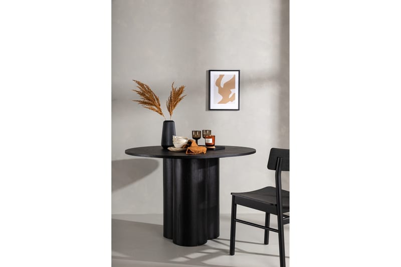 Olivia Matbord 110 cm Runt - Svart - Möbler - Bord & matgrupp - Soffbord