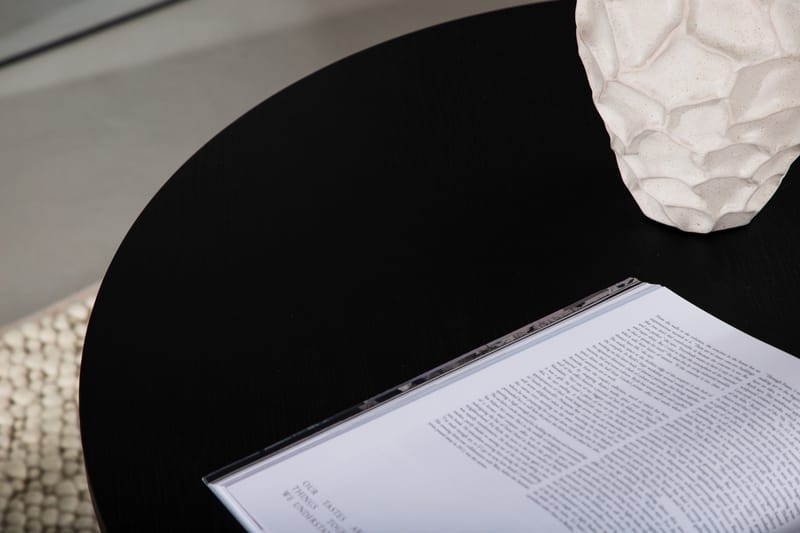 Olivia Soffbord 80 cm Runt - Svart - Möbler - Bord & matgrupp - Soffbord