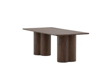 Olivia Soffbord Rektangulärt 120x60 cm - Mörkbrunt / Valnöt / Trä - Möbler - Bord & matgrupp - Soffbord