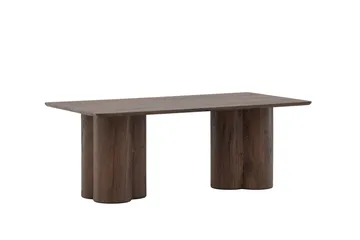 Olivia Soffbord Rektangulärt 120x60 cm - Mörkbrunt / Valnöt / Trä - Möbler - Bord & matgrupp - Soffbord