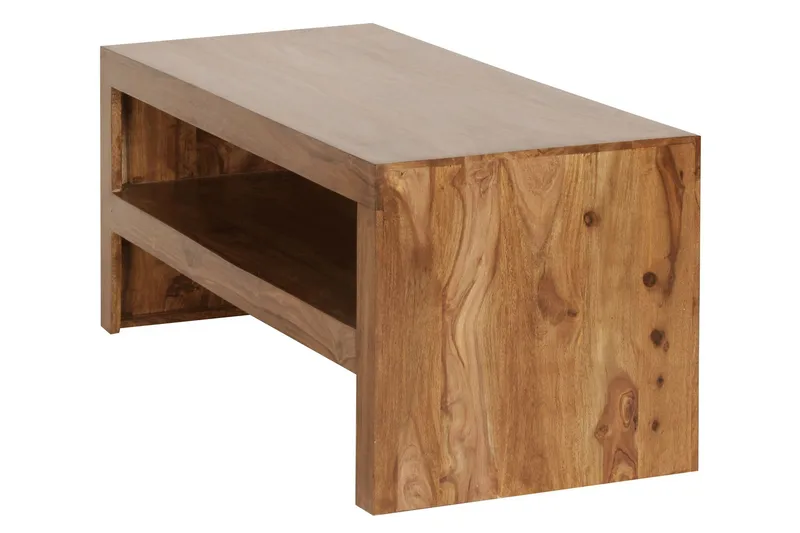 Onks Soffbord 110 cm med Förvaring Hylla - Massivt trä - Möbler - Bord & matgrupp - Soffbord