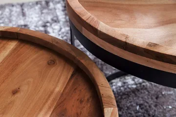 Orleman Satsbord 2-pack - Trä/natur - Möbler - Bord & matgrupp - Soffbord