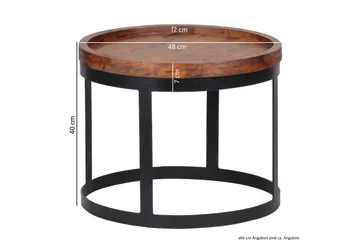 Orleman Satsbord 2-pack - Trä/natur - Möbler - Bord & matgrupp - Soffbord