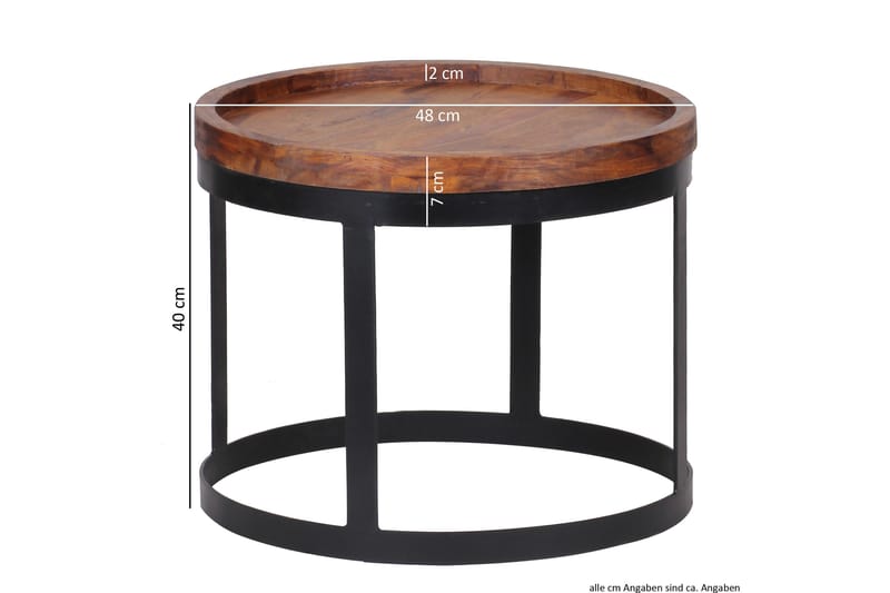 Orleman Satsbord 2-pack - Trä/natur - Möbler - Bord & matgrupp - Soffbord