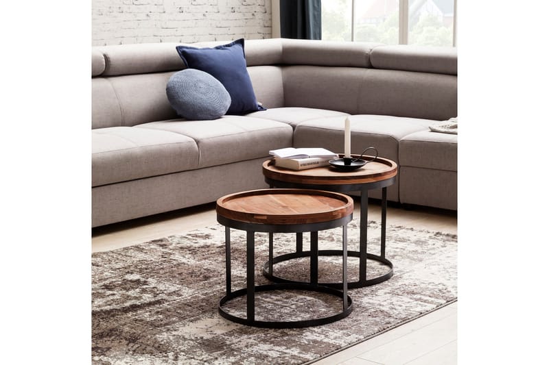 Orleman Satsbord 2-pack - Trä/natur - Möbler - Bord & matgrupp - Soffbord