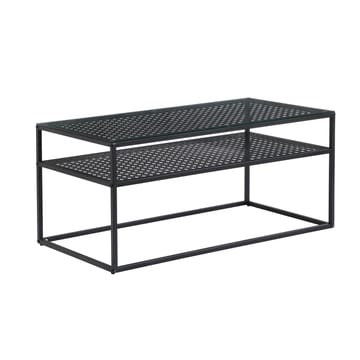 Orvanel Soffbord 100 cm - Transparent och mattsvart - Möbler - Bord & matgrupp - Soffbord - Soffbord med förvaring