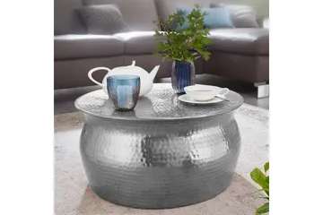 Osagie Soffbord 60 cm Runt - Silver - Möbler - Bord & matgrupp - Soffbord