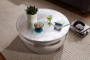 Osagie Soffbord 75 cm Runt - Silver - Möbler - Bord & matgrupp - Soffbord