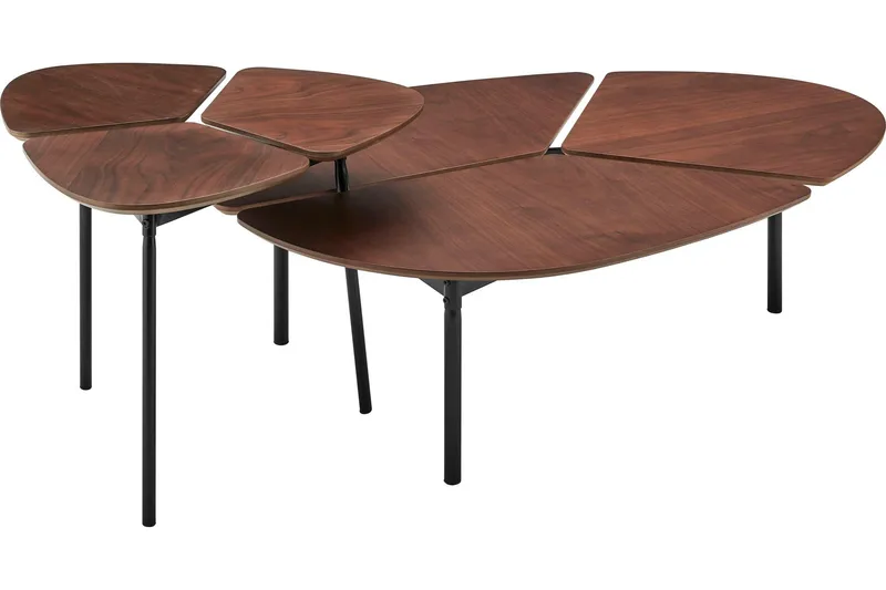 Otteskruv Satsbord 120 cm - Mörkbrun/Svart - Möbler - Bord & matgrupp - Soffbord