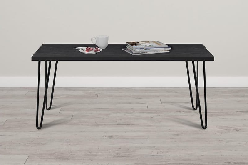Owen Soffbord 107 cm Espresso/Svart - Dorel Home - Möbler - Bord & matgrupp - Soffbord