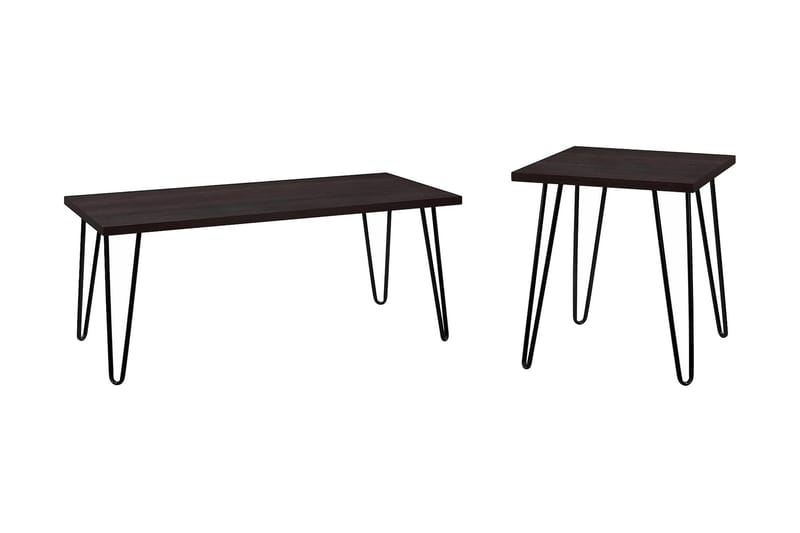 Owen Soffbord 107 cm Espresso/Svart - Dorel Home - Möbler - Bord & matgrupp - Soffbord
