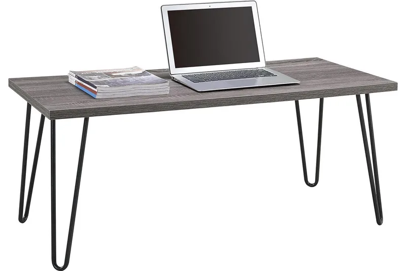 Owen Soffbord 107 cm Grå/Svart - Dorel Home - Möbler - Bord & matgrupp - Soffbord