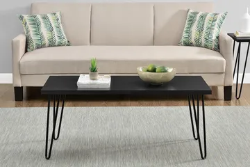 Owen Soffbord 107 cm Svart - Dorel Home - Möbler - Bord & matgrupp - Soffbord