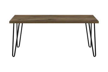 Owen Soffbord 107 cm Valnötsbrun/Svart - Dorel Home - Möbler - Bord & matgrupp - Soffbord
