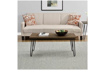 Owen Soffbord 107 cm Valnötsbrun/Svart - Dorel Home - Möbler - Bord & matgrupp - Soffbord