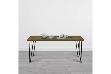 Owen Soffbord 107 cm Valnötsbrun/Svart - Dorel Home - Möbler - Bord & matgrupp - Soffbord