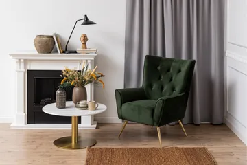 Palisades Soffbord 80 cm Rund - Vit - Möbler - Bord & matgrupp - Soffbord