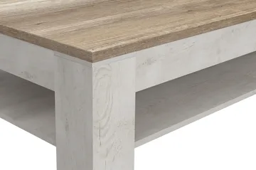 Perkhill Soffbord 120 cm med Förvaring Hylla - Brun/Grå - Möbler - Bord & matgrupp - Soffbord - Soffbord med förvaring