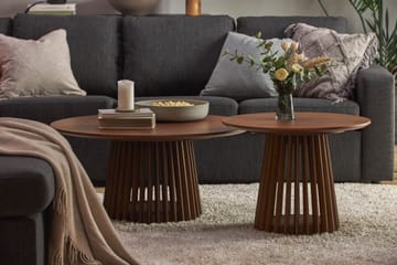 Peyra Runt Soffbord 86 cm - Valnöt - Möbler - Bord & matgrupp - Soffbord