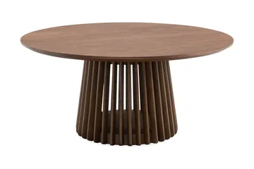 Peyra Runt Soffbord 86 cm - Valnöt - Möbler - Bord & matgrupp - Soffbord