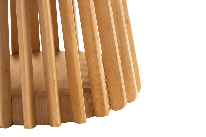 Peyra Soffbord  60 cm Runt Ek - Natur - Möbler - Bord & matgrupp - Soffbord