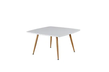 Plaza Soffbord 80x80 cm - Vit - Möbler - Bord & matgrupp - Soffbord