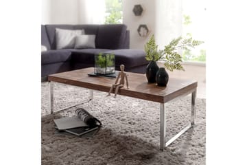 Plessey Soffbord 120 cm - Massivt Trä/Krom - Möbler - Bord & matgrupp - Soffbord