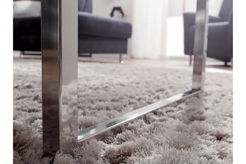 Plessey Soffbord 120 cm - Massivt Trä/Krom - Möbler - Bord & matgrupp - Soffbord