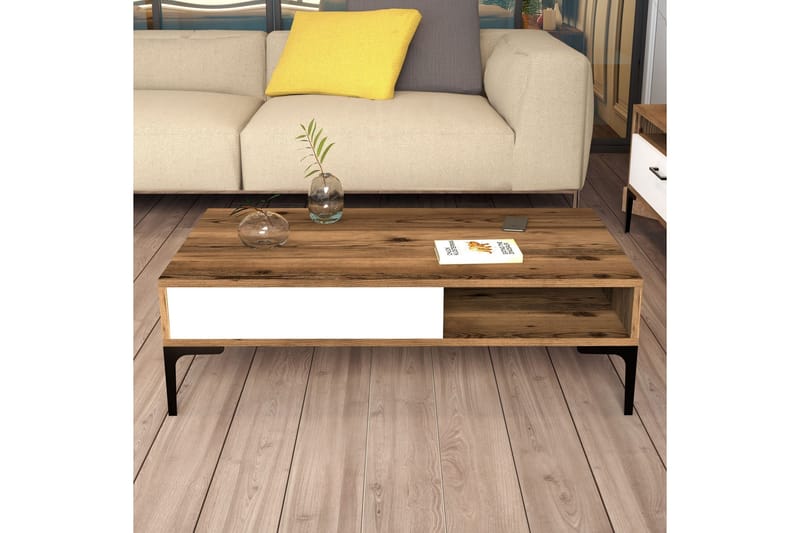 Poko Soffbord 105x32,6x105 cm - Brun - Möbler - Bord & matgrupp - Soffbord