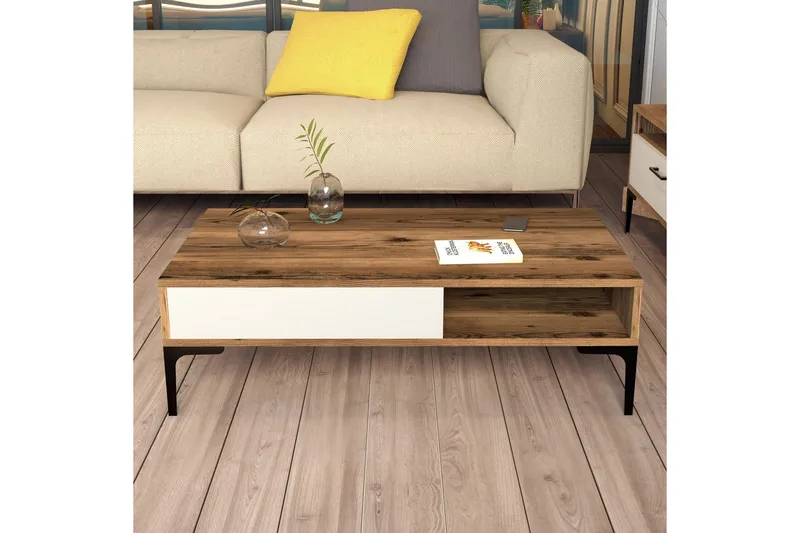 Poko Soffbord 105x32,6x105 cm - Brun - Möbler - Bord & matgrupp - Soffbord