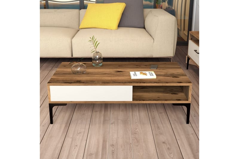 Poko Soffbord 105x32,6x105 cm - Brun - Möbler - Bord & matgrupp - Soffbord