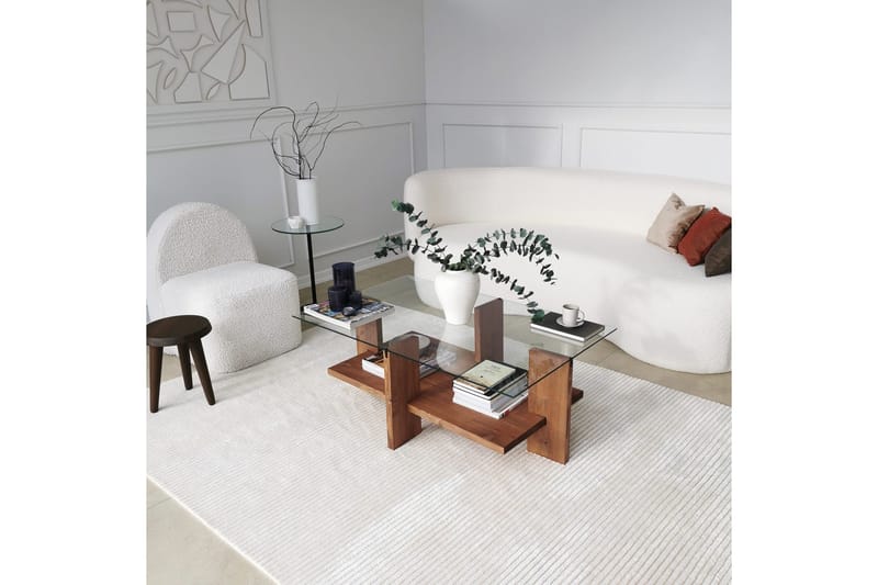 Puijas Soffbord 105x40x105 cm - Brun - Möbler - Bord & matgrupp - Soffbord