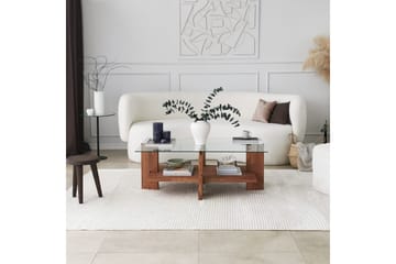 Puijas Soffbord 105x40x105 cm - Brun - Möbler - Bord & matgrupp - Soffbord