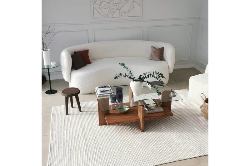 Puijas Soffbord 105x40x105 cm - Brun - Möbler - Bord & matgrupp - Soffbord