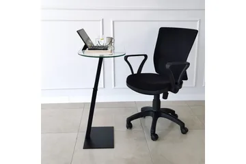 Puntoz Soffbord 70x35x70 cm Oval - Svart - Möbler - Bord & matgrupp - Soffbord