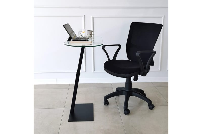 Puntoz Soffbord 70x35x70 cm Oval - Svart - Möbler - Bord & matgrupp - Soffbord