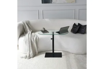 Puntoz Soffbord 70x35x70 cm Oval - Svart - Möbler - Bord & matgrupp - Soffbord