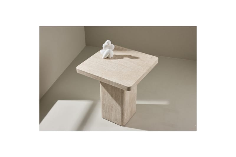 Soffbord Qvart - Beige, 50x50x56 - Möbler - Bord & matgrupp - Soffbord