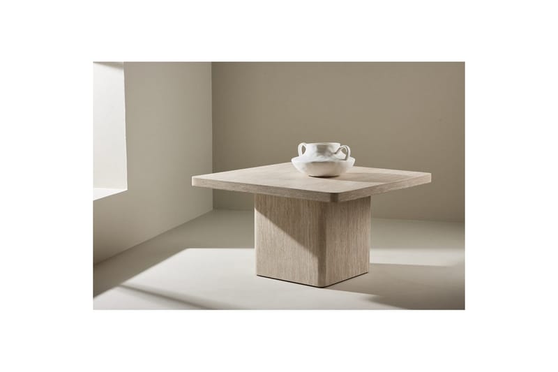 Soffbord Qvart - Beige, 80x80x46 - Möbler - Bord & matgrupp - Soffbord