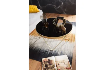 Reineck Soffbord 82 cm Runt - Svart/Guld - Möbler - Bord & matgrupp - Soffbord