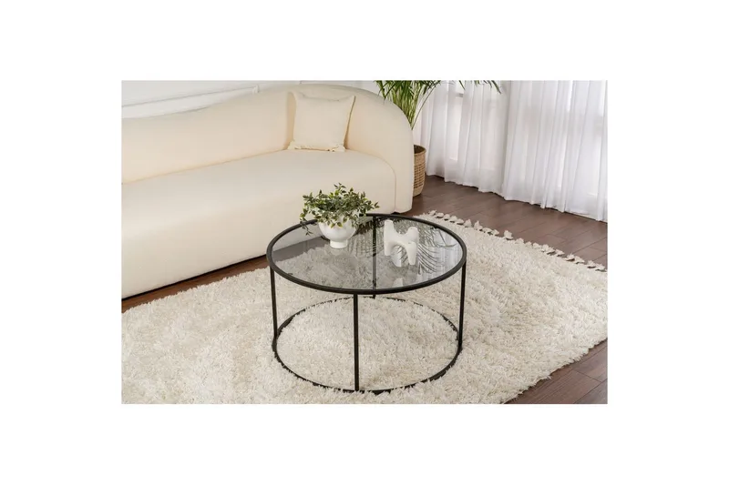 Soffbord Rikiya Svart Grå - Svart Grå - Möbler - Bord & matgrupp - Soffbord