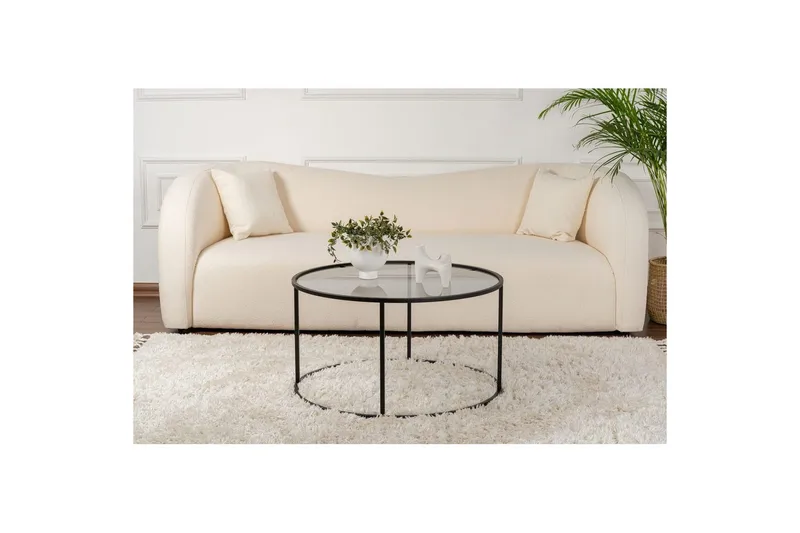 Soffbord Rikiya Svart Grå - Svart Grå - Möbler - Bord & matgrupp - Soffbord