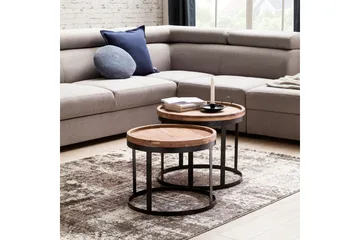 Risien Satsbord 2-pack - Trä/natur - Möbler - Bord & matgrupp - Soffbord