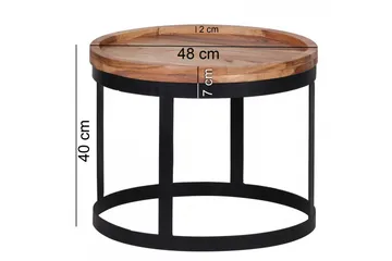 Risien Satsbord 2-pack - Trä/natur - Möbler - Bord & matgrupp - Soffbord