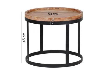 Risien Satsbord 2-pack - Trä/natur - Möbler - Bord & matgrupp - Soffbord