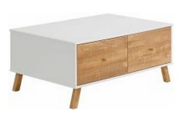 Ronith Soffbord 100 cm - Vit/Natur - Möbler - Bord & matgrupp - Soffbord