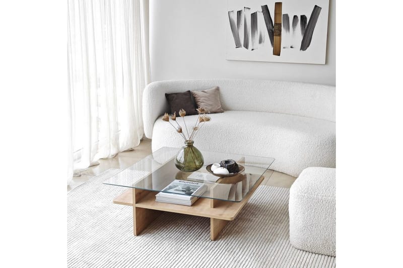 Soffbord Rubby Fyrkant Sudamal / Transparent - Sudamal / Transparent - Möbler - Bord & matgrupp - Soffbord